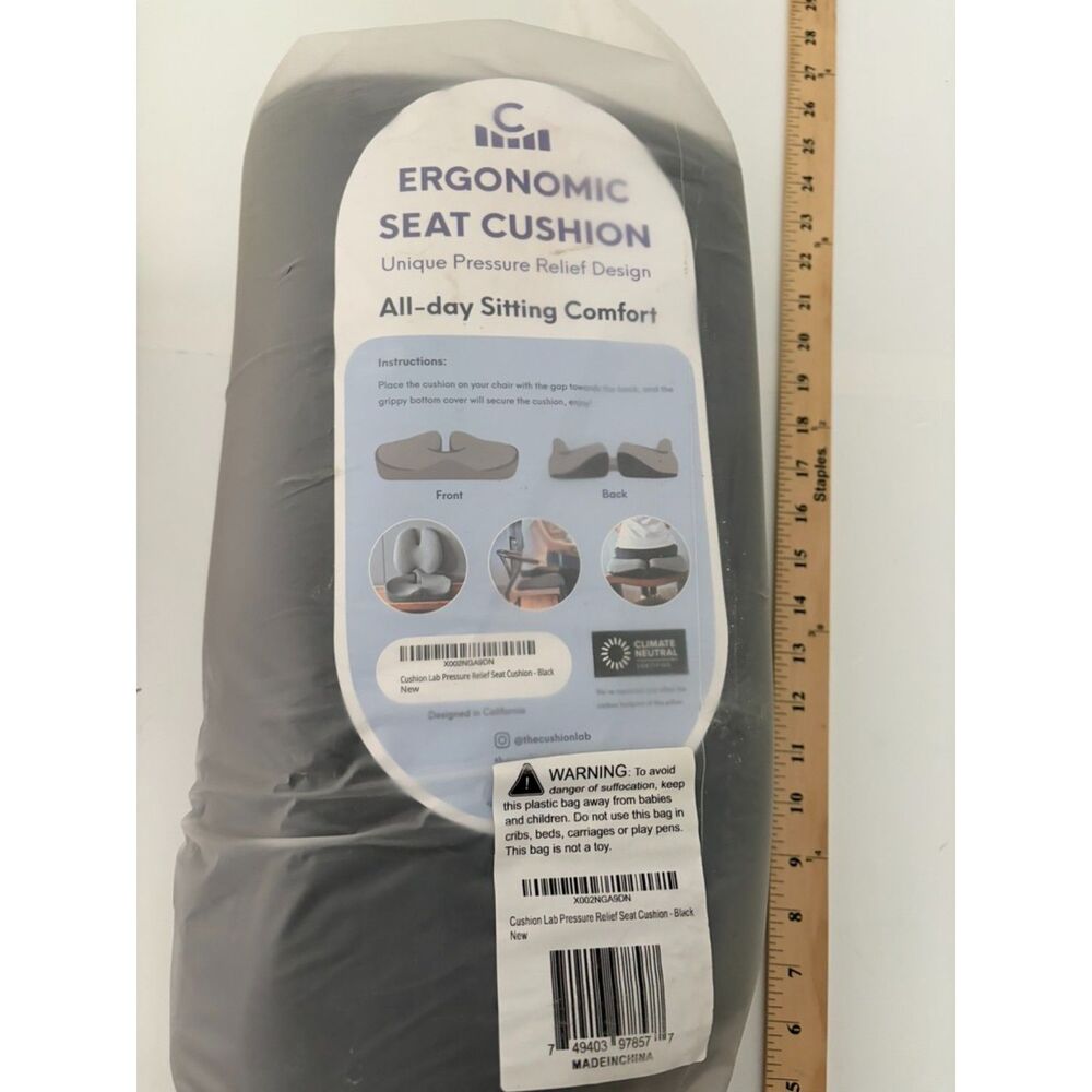 Ergonomic seat cushion Unique pressure relief design - Picture 7 of 13